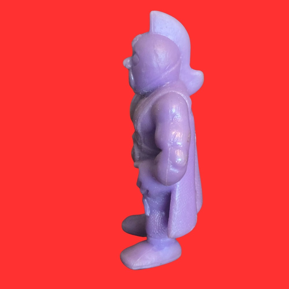 Vtg Kinnikuman MUSCLE Figure Purple Rubber Wrestling Toy Y/S N.T. 1980s 001 - Picture 4 of 9